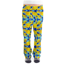 Load image into Gallery viewer, Yellow Blue Neon Camouflage Ladies Night Set by The Photo Access
