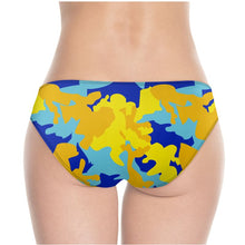 Load image into Gallery viewer, Yellow Blue Neon Camouflage Underwear by The Photo Access

