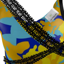 Cargar imagen en el visor de la galería, Yellow Blue Neon Camouflage Cami by The Photo Access
