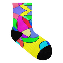 将图片加载到图库查看器，Museum Colour Art Socks by The Photo Access
