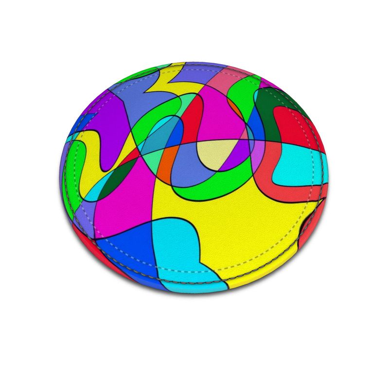 Museum Colour Art Leather Coasters by The Photo Access