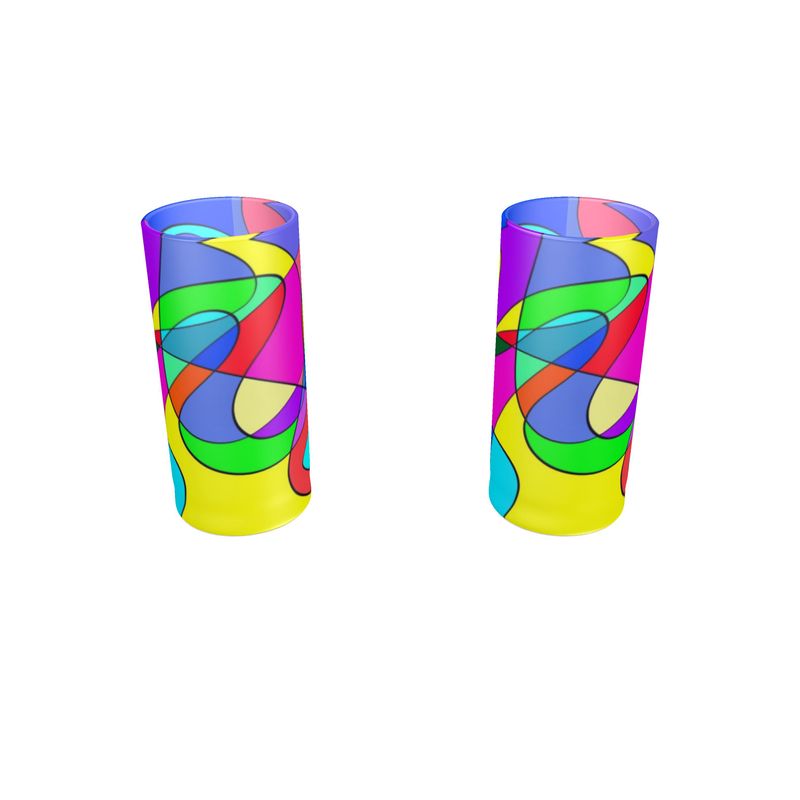 Museum Colour Art Round Shot Glass (Set of 2) by The Photo Access