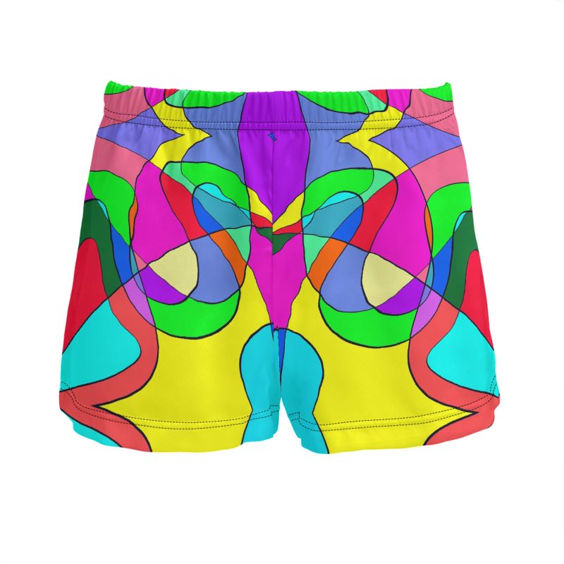 Museum Colour Art Ladies Silk Pajama Shorts by The Photo Access