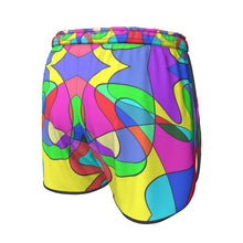 Load image into Gallery viewer, Museum Colour Art Womens Running Shorts by The Photo Access
