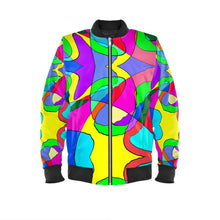 गैलरी व्यूवर में इमेज लोड करें, Museum Colour Art Ladies Bomber Jacket by The Photo Access
