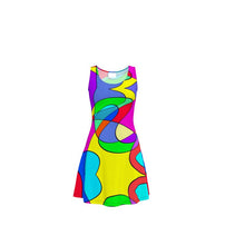 将图片加载到图库查看器，Museum Colour Art Skater Dress by The Photo Access
