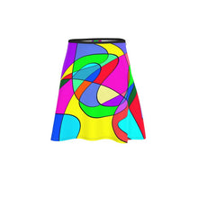 Загрузить изображение в средство просмотра галереи, Museum Colour Art Flared Skirt by The Photo Access
