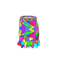 将图片加载到图库查看器，Museum Colour Art Flounce Skirt by The Photo Access
