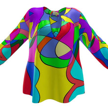 Load image into Gallery viewer, Museum Colour Art Womens Blouse by The Photo Access
