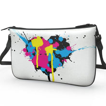 Load image into Gallery viewer, Ink Stains Pochette Double Zip Bag by The Photo Access
