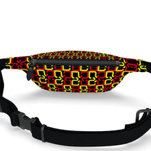 Load image into Gallery viewer, Abstract Red &amp; Yellow Geometric Fanny Pack by The Photo Access
