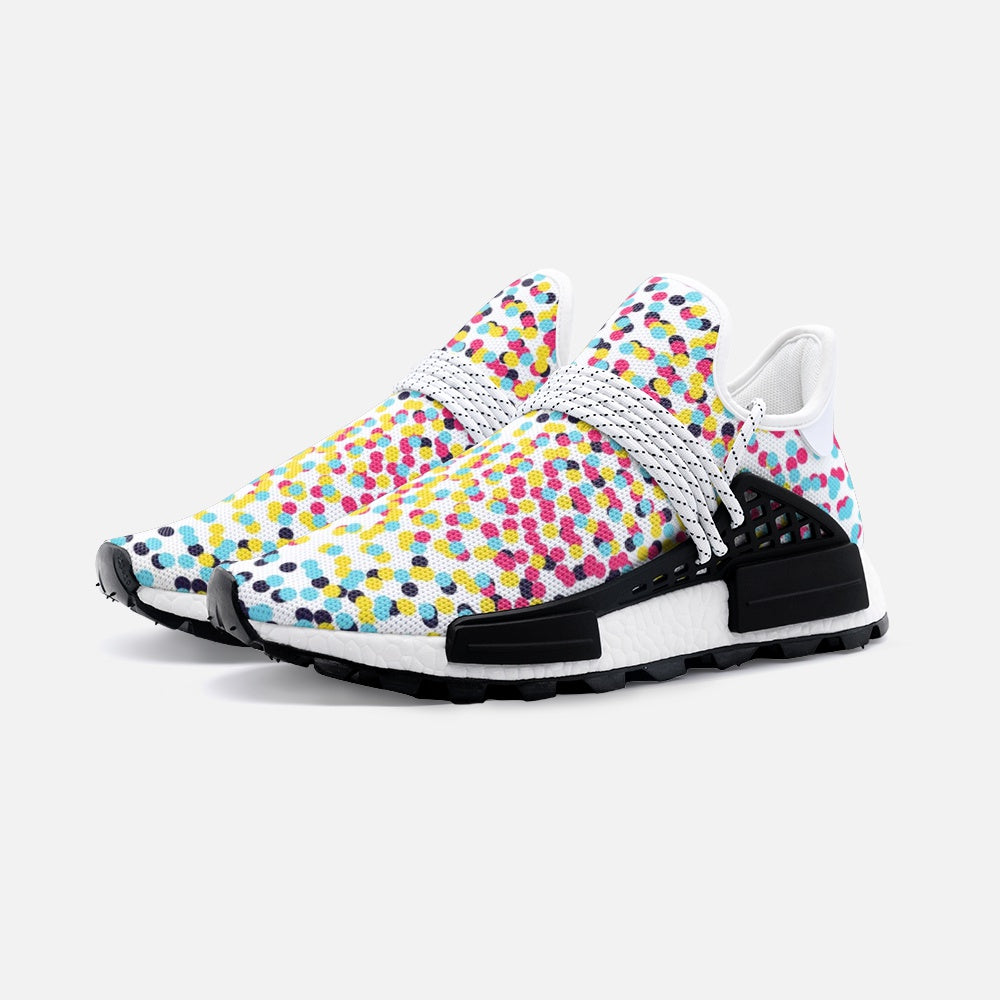 Colorful Neo Memphis Geometric Pattern Unisex Lightweight Sneaker S-1 by The Photo Access