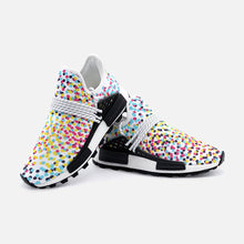 Cargar imagen en el visor de la galería, Colorful Neo Memphis Geometric Pattern Unisex Lightweight Sneaker S-1 by The Photo Access
