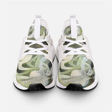 Load image into Gallery viewer, Abstract Fluid Lines of Movement Muted Tones Unisex Lightweight Sneaker by The Photo Access

