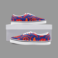 गैलरी व्यूवर में इमेज लोड करें, Wallpaper Damask Floral Unisex Canvas Shoes Fashion Low Cut Loafer Sneakers by The Photo Access
