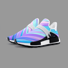 Load image into Gallery viewer, Blue Pink Abstract Eighties Unisex Lightweight Sneaker S-1 by The Photo Access
