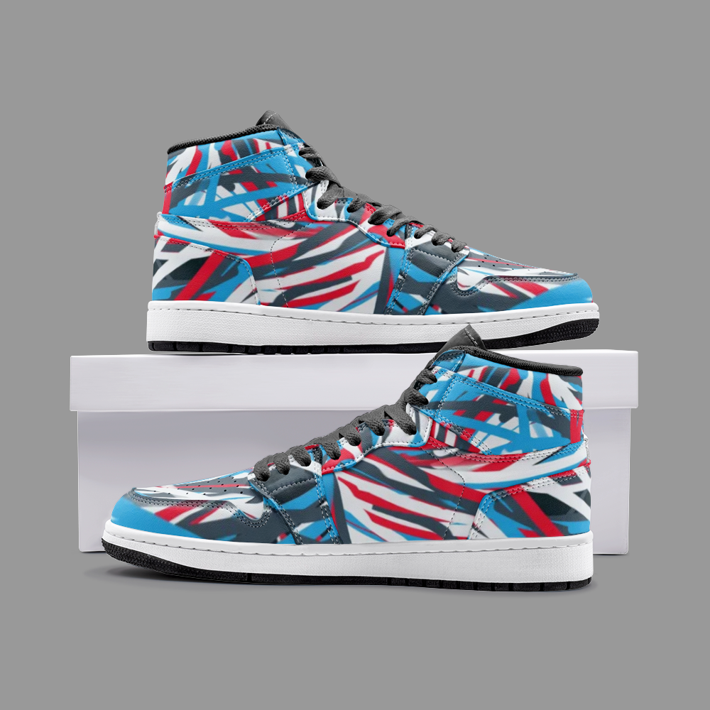 Colorful Thin Lines Art Unisex Sneaker TR by The Photo Access