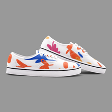 गैलरी व्यूवर में इमेज लोड करें, Abstract Leaf &amp; Plant Unisex Canvas Shoes Fashion Low Cut Loafer Sneakers by The Photo Access
