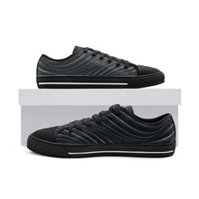 Lade das Bild in den Galerie-Viewer, Dark Scales Unisex Low Top Canvas Shoes by The Photo Access
