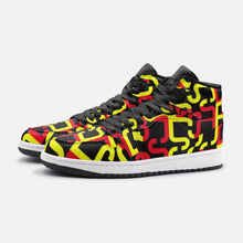 Lade das Bild in den Galerie-Viewer, Abstract Red &amp; Yellow Geometric Unisex Sneaker TR by The Photo Access

