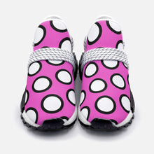 Load image into Gallery viewer, Pink Polka Dots Unisex Lightweight Sneaker S-1 by The Photo Access
