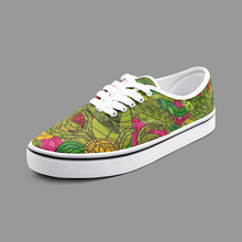 将图片加载到图库查看器，Hand Drawn Floral Seamless Pattern Unisex Canvas Shoes Fashion Low Cut Loafer Sneakers by The Photo Access
