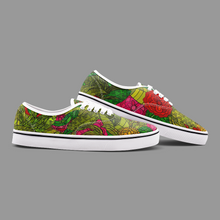 गैलरी व्यूवर में इमेज लोड करें, Hand Drawn Floral Seamless Pattern Unisex Canvas Shoes Fashion Low Cut Loafer Sneakers by The Photo Access

