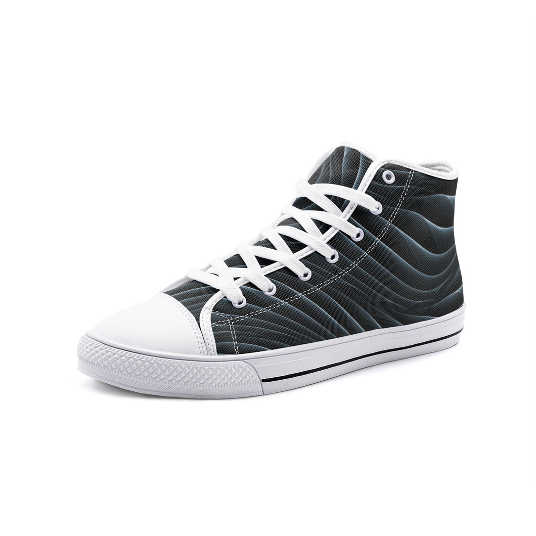 Dark Scales Unisex High Top Canvas Shoes by The Photo Access
