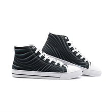 Load image into Gallery viewer, Dark Scales Unisex High Top Canvas Shoes by The Photo Access
