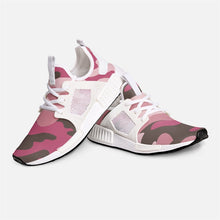 将图片加载到图库查看器，Pink Camouflage Unisex Lightweight Sneaker by The Photo Access
