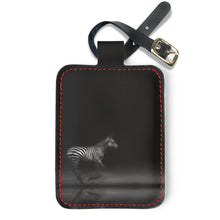 Load image into Gallery viewer, Zebra Running at Night Luggage Tags by The Photo Access
