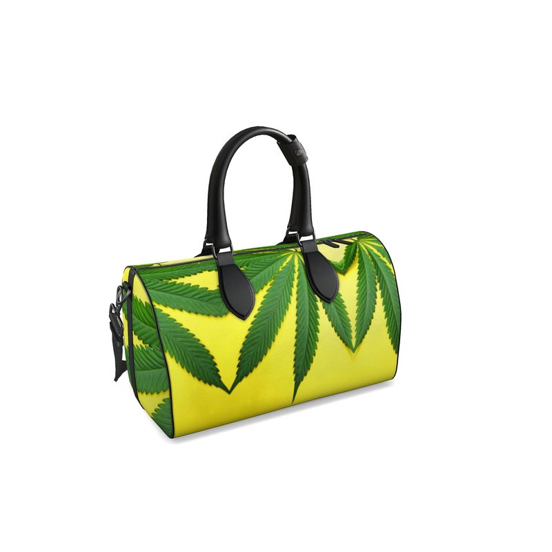 Marijuana Leaf Duffle Bag by The Photo Access