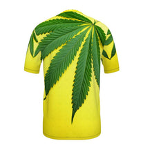 将图片加载到图库查看器，Marijuana Leaf Mens Cut And Sew T-Shirt by The Photo Access
