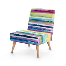 Загрузить изображение в средство просмотра галереи, Colorful Oil Paint Stripes Occasional Chair by The Photo Access
