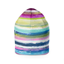 Load image into Gallery viewer, Colorful Oil Paint Stripes Beanie by The Photo Access
