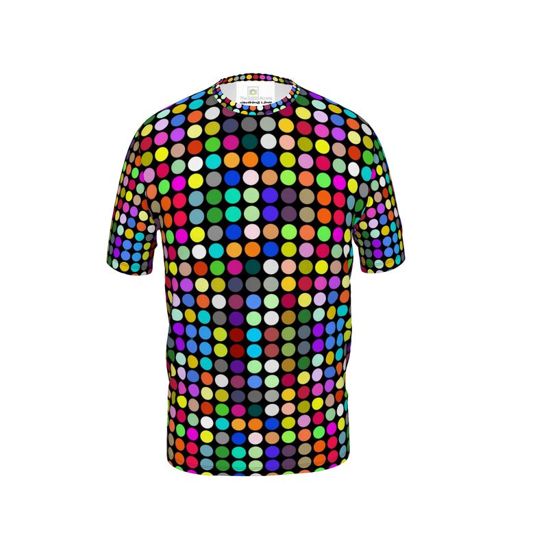 Colorful Dots Mens Cut And Sew T-Shirt by The Photo Access