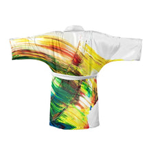 Load image into Gallery viewer, Paints on White Kimono by The Photo Access
