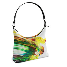 Lade das Bild in den Galerie-Viewer, Paints on White Square Hobo Bag by The Photo Access
