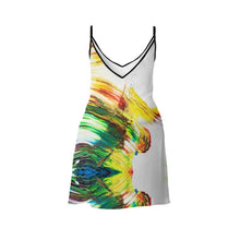 Load image into Gallery viewer, Paints on White Slip Dress by The Photo Access
