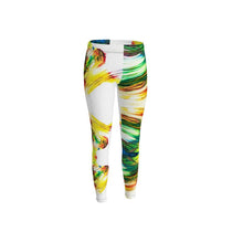 Load image into Gallery viewer, Paints on White Leggings by The Photo Access
