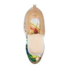 Load image into Gallery viewer, Paints on White Hi Top Espadrilles by The Photo Access
