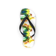 Load image into Gallery viewer, Paints on White Flip Flops by The Photo Access

