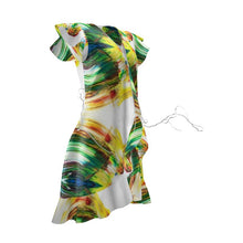 Load image into Gallery viewer, Paints on White Tea Dress by The Photo Access
