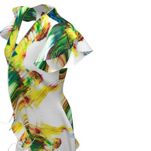 Load image into Gallery viewer, Paints on White Tea Dress by The Photo Access
