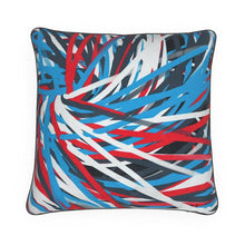 将图片加载到图库查看器，Colorful Thin Lines Art Pillow by The Photo Access
