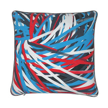 将图片加载到图库查看器，Colorful Thin Lines Art Pillow by The Photo Access
