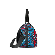 Load image into Gallery viewer, Colorful Thin Lines Art Duffle Bag by The Photo Access

