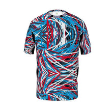 Lade das Bild in den Galerie-Viewer, Colorful Thin Lines Art Mens Cut and Sew T-Shirt by The Photo Access
