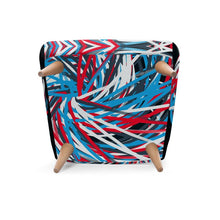 Load image into Gallery viewer, Colorful Thin Lines Art Occasional Chair by The Photo Access

