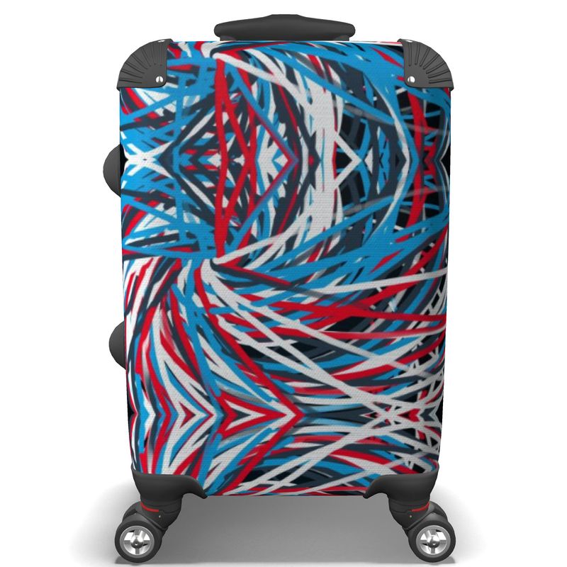 Colorful Thin Lines Art Luggage by The Photo Access